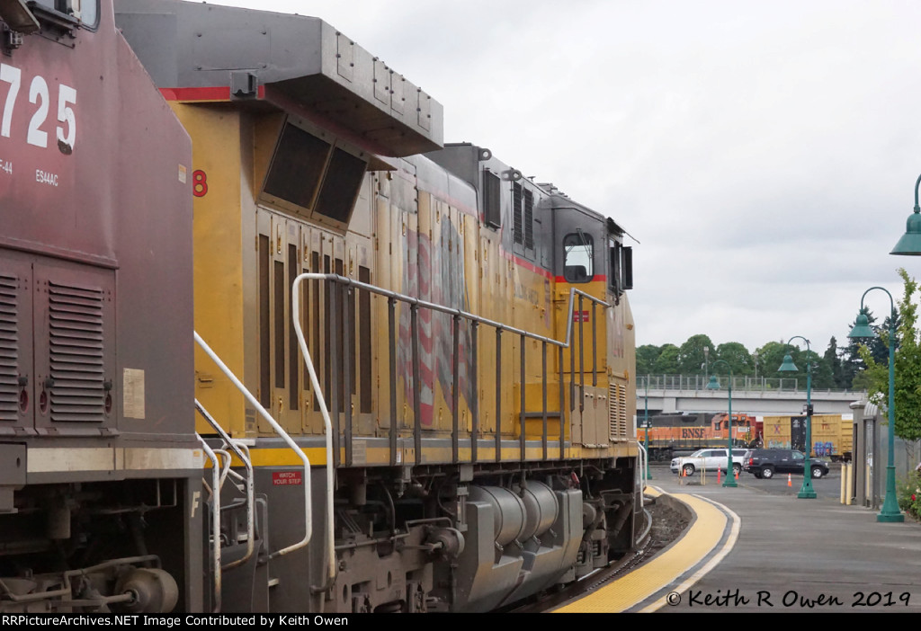 Northbound UP/CP Grain Train